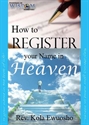 Picture of How To Register Your Name In Heaven (CD)